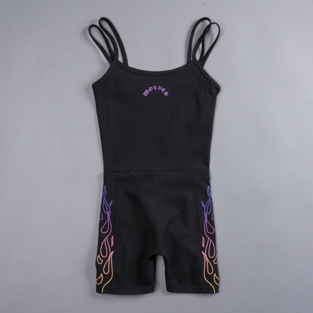 NWT DARC SPORT WOMENS BLAZE SHAY "ENERGY" BODYSUIT IN BLACK